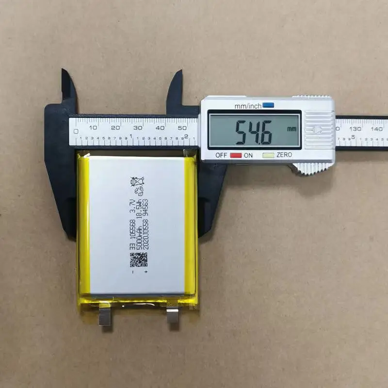 105568 3.7V 5000mAh bateria litowo-polimerowa inteligentny robot wypełnij światło LED akumulator lampy producent zabawka energia słoneczna