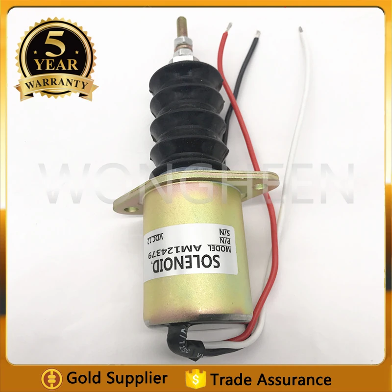 AM124379 AM124377 AM103337 Fuel Stop Solenoid For John Deere 430 332 Lawn and Garden Tractor F915 F925 F935 425