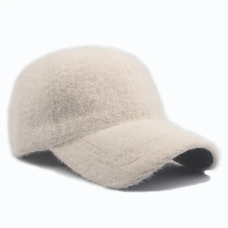 [YARBUU] New fashion brand high quality wool baseball cap Thicken Warm Pure color casquette hat Men Women hats wholesale