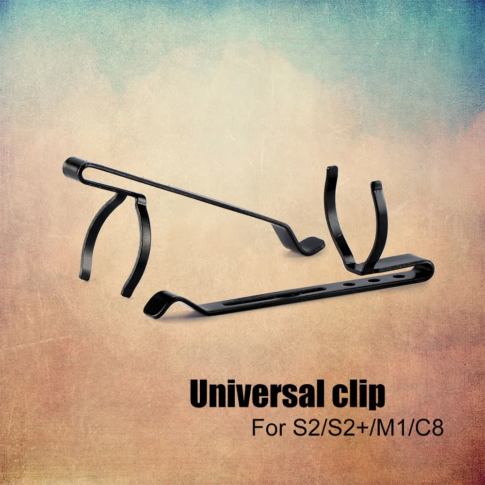 Flashlight Universal Clip Fit for Convoy S2 S2+ M1 C8 Flash Light Torch Latarka Camping Lamp Clips