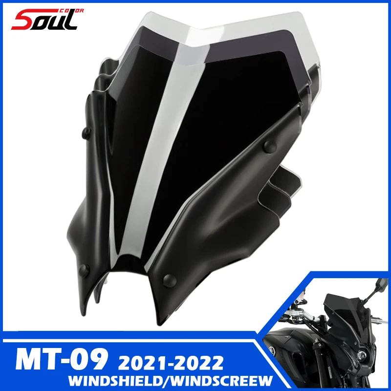 Козырёк на лобовое стекло для мотоциклов, подходит для YAMAHA MT-09 2021 2022 2023 MT09 21-22 FZ09