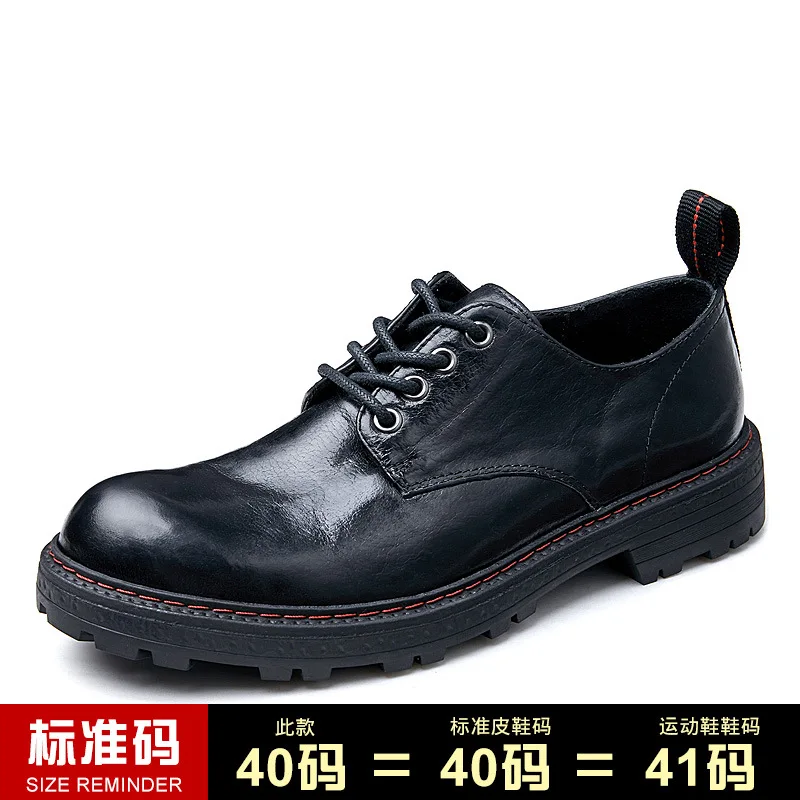 Lace-Up Business Men Shoes, All-match Cowhide High Quality Genuine Leather Shoes Men Men Dress Shoes,Summer Oxfords Spring