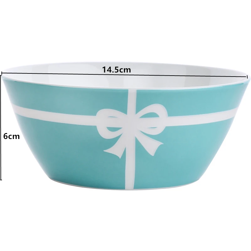 Ceramic Bowl Bone China Breakfast Food Bowl Fresh Fruit Salad Sugar Water Bowl Dessert Bowl Kitchen Utensils Wedding Gifts