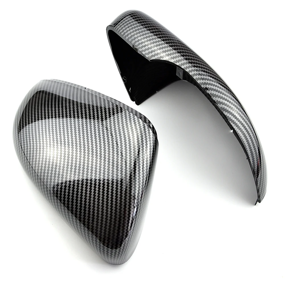 

2X Wing Mirror Cover Caps (Carbon Effect) for Volkswagen Mirror Cover Caps For VW Golf MK6 R20 Touran Golf GTI 6 Golf 6 R