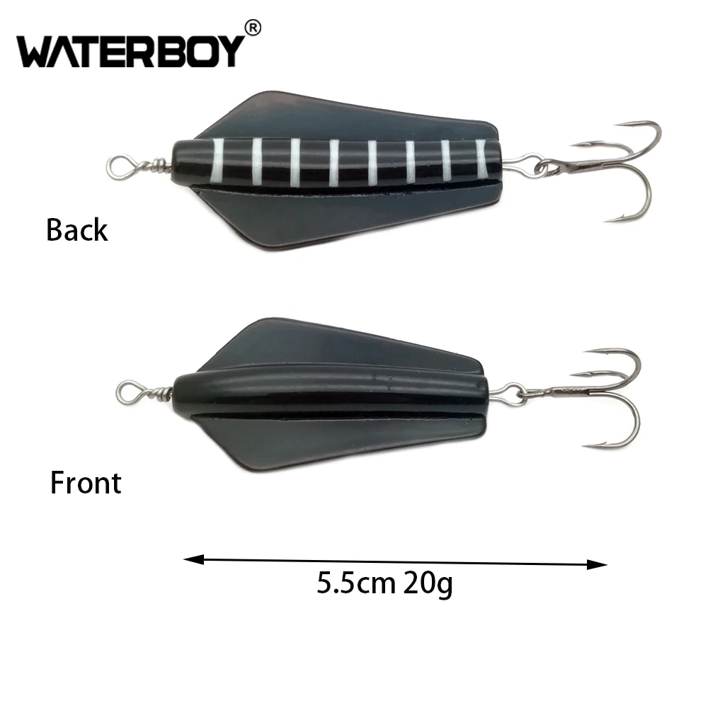 WATERBOY TW 5,5 cm 20g Teufel Angeln Locken VIB Kunststoff Salzwasser Süßwasser Canberra Mörder Tasmanian Salmon Pike Walleye Bass Köder – Detail 27