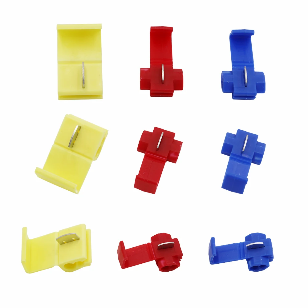 Wire cable connector quick connection connector cold pressure terminal wire clamp -Free broken line clip 30pcs