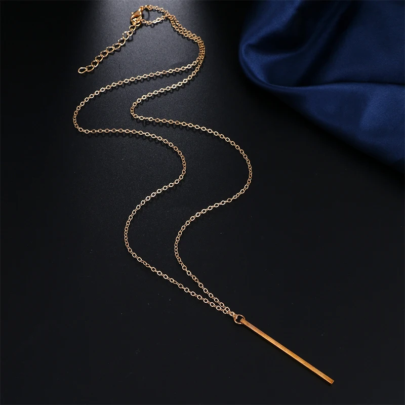 Classic Geometric Chain Necklace For Women Fashion Ladies Valentine Gifts Female Wedding Party Pendants Long Necklaces Jewelry