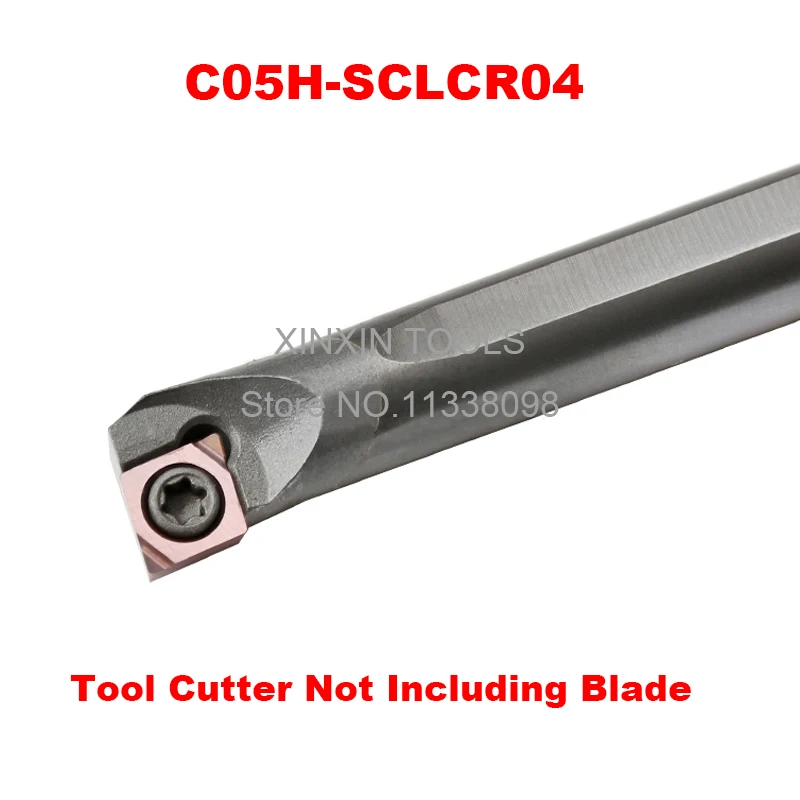 C05H-SCLCR04, carbide turning tool holder diameter 5mm length 100mm use tungsten insert CCGT040104L-F TN60