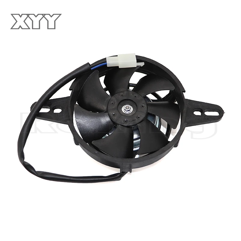 Ventilador De Refrigeración Eléctrico De 12V Para Radiador De Moto, ATV Y Motocross, Enfriador De Aceite, Color Negro