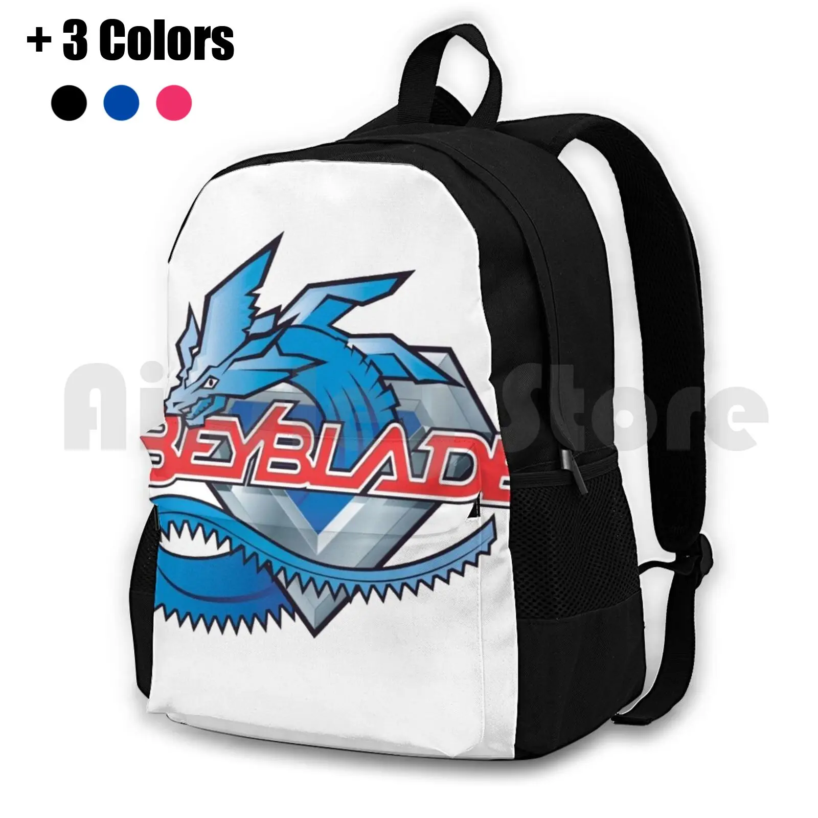 Beyblade Outdoor Hiking Backpack Riding Climbing Sports Bag Beyblade Show Ty Game Games Gaming Digimon Anime Cartoon Manga