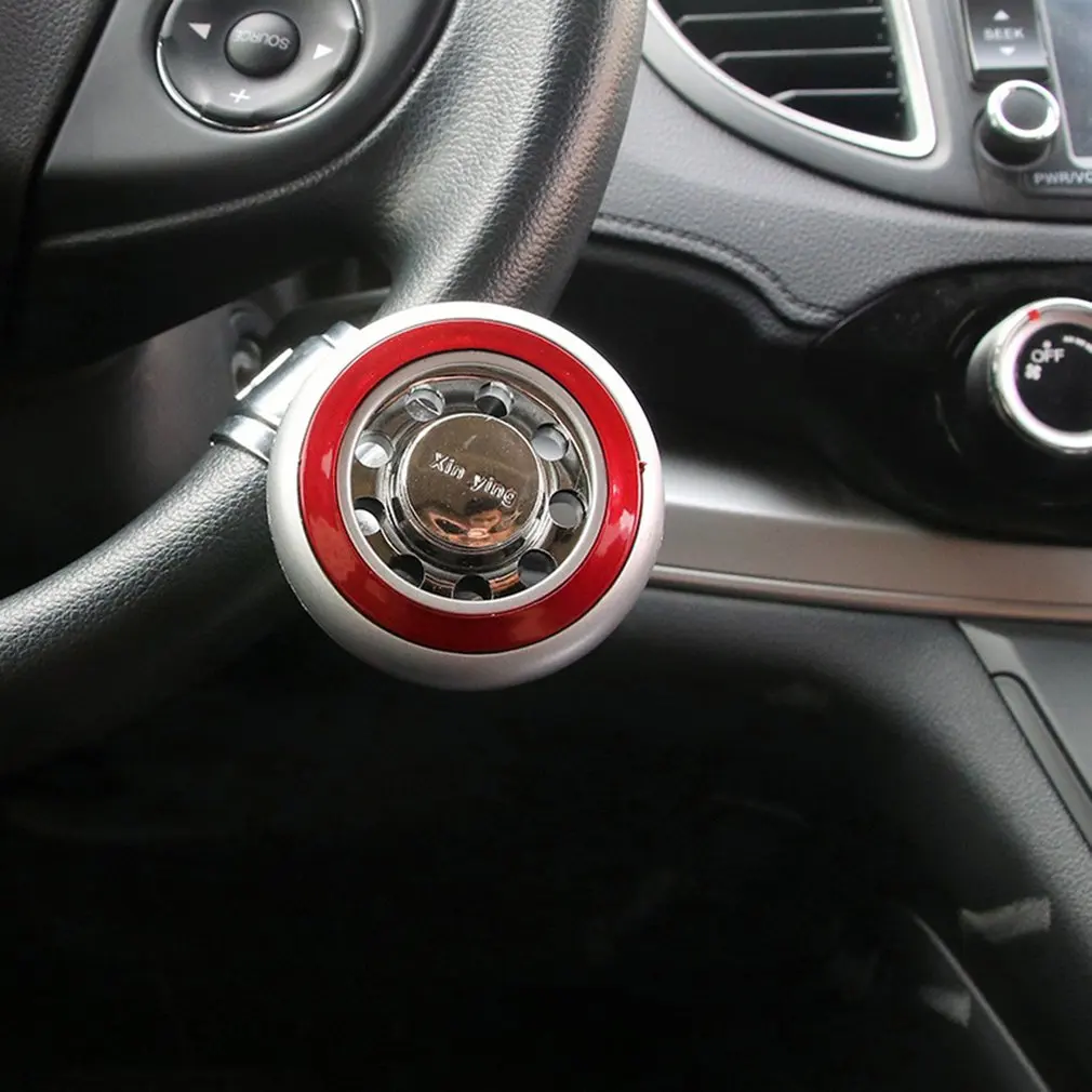 Car Turning Steering Wheel Booster Spinner Knob 360 Degree Rotation Universal Silicone Steering Wheel Booster Tool Handle Grip