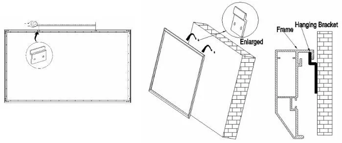 100 ''8K 3D ALR 96% Umgebungs Licht Verdunkelung Flexible Weiche Fresnel Flache Fixiert Wand Montage Für Kurze werfen Projektor – Detail 23