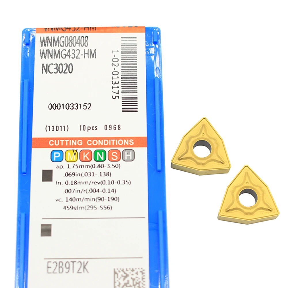 WNMG080408 HM NC3020 نك الخارجية تحول أداة مخرطة أداة حامل أداة سبيكة مشقوق كربيد إدراج القاطع شفرة بالقطع الصلب