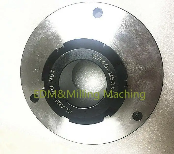 CNC径ER40-125 (95) 小型旋盤用コレットカラーブラケットフランジ
