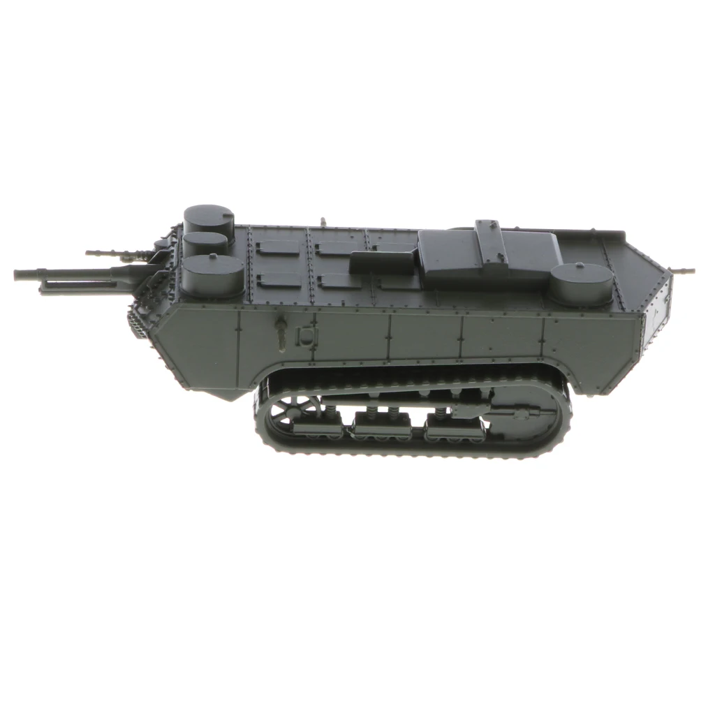 1/100 French St-Chamond Early Tank WWI Heavy Army Vehicle Model Toy for Kids Boys