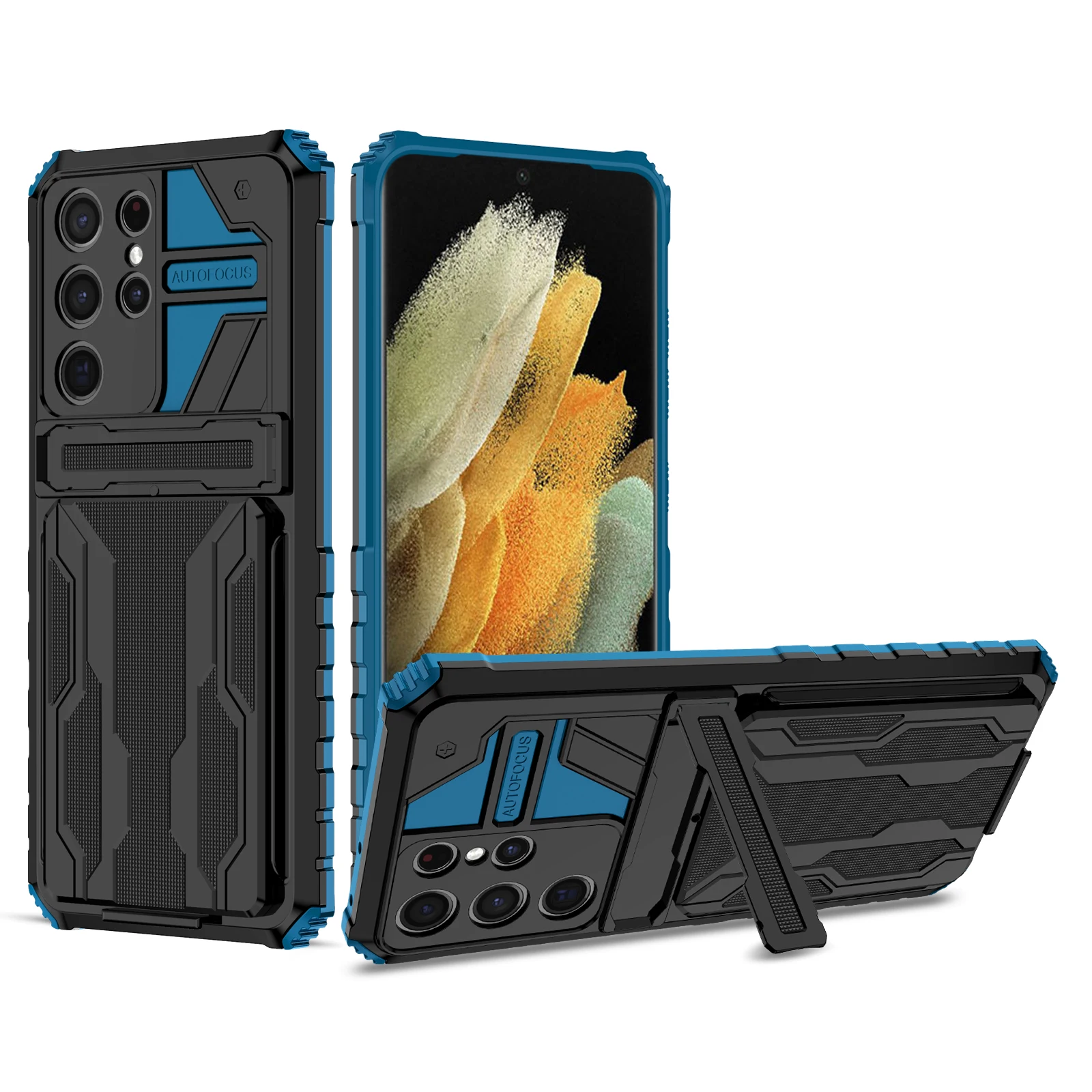 Hülle für Samsung Galaxy S25 Ultra S24 FE Note 20 Ultra A16 A55 A05S Brieftaschen-Karten-Flip-Cover Schützende Hybrid-Stand-Hartschalenhülle – Detail 16
