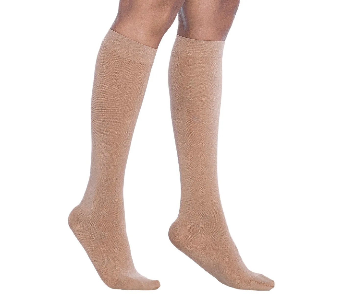 Calcetines de compresión hasta la rodilla para hombre y mujer, medias médicas, de enfermería, senderismo, viajes y vuelo, para correr y Fitness,