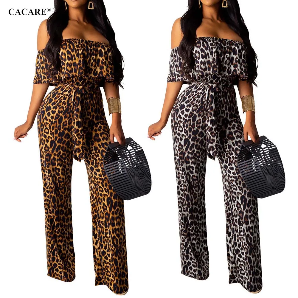 

Elegant Bodycon Jumpsuit Women Romper Bodysuit Playsuit Bodies Ladies Overalls F0319 Off Shoulder Short Sleeve