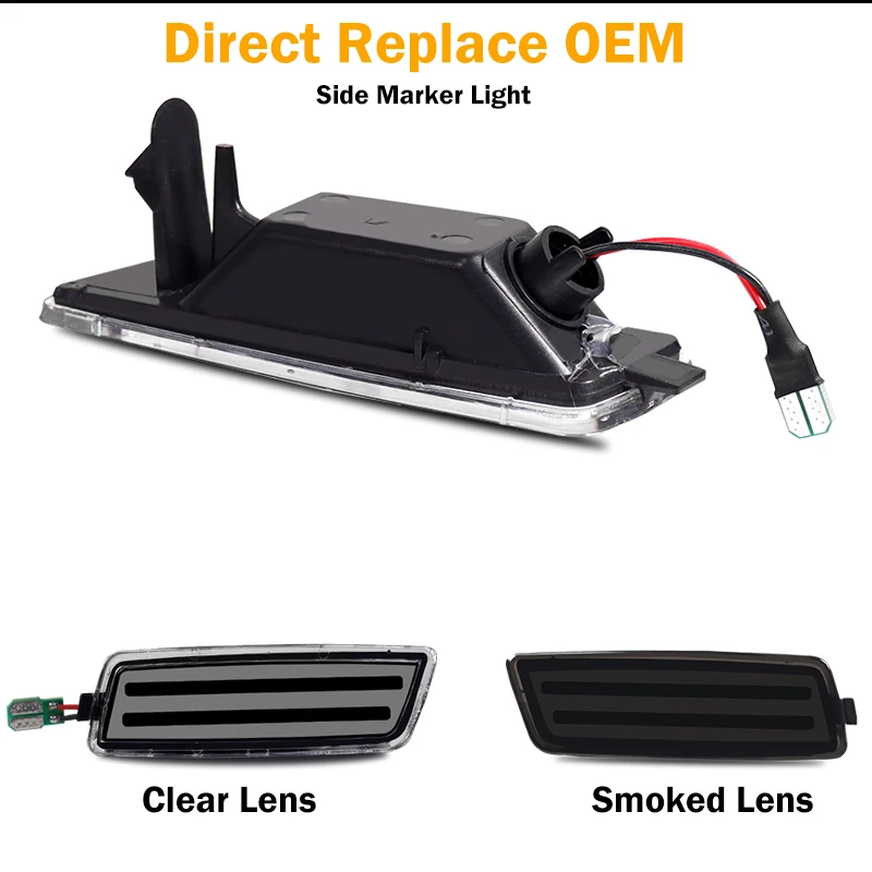 2pcs Amber T10 LED For Volkswagen MK5 Golf/GTI Rabbit For Volkswagen Jetta For Volkswagen MK6 Golf TDI Front Side Marker Light