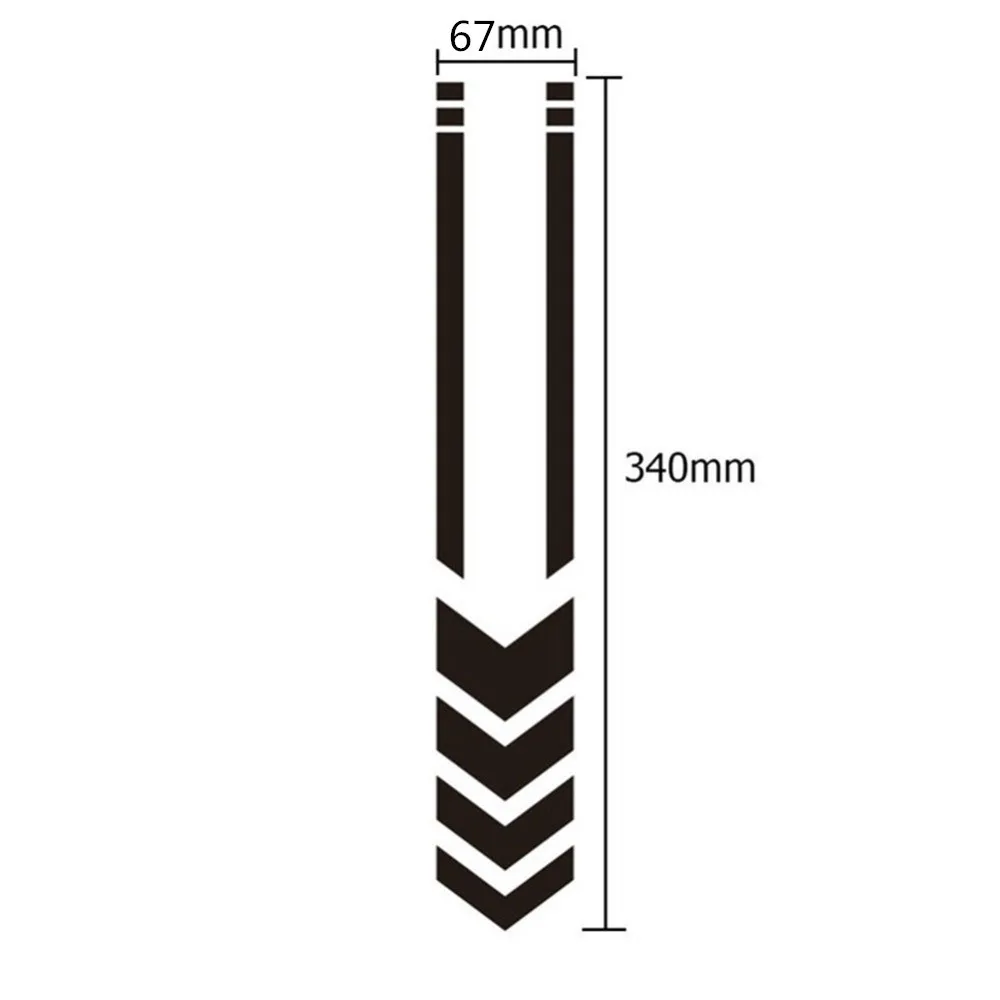 Pesona lized Motorrad Kotflügel Auto Aufkleber reflektierende Pfeil Linie Warnung Aufkleber Elektroauto Vinyl Aufkleber Aufkleber