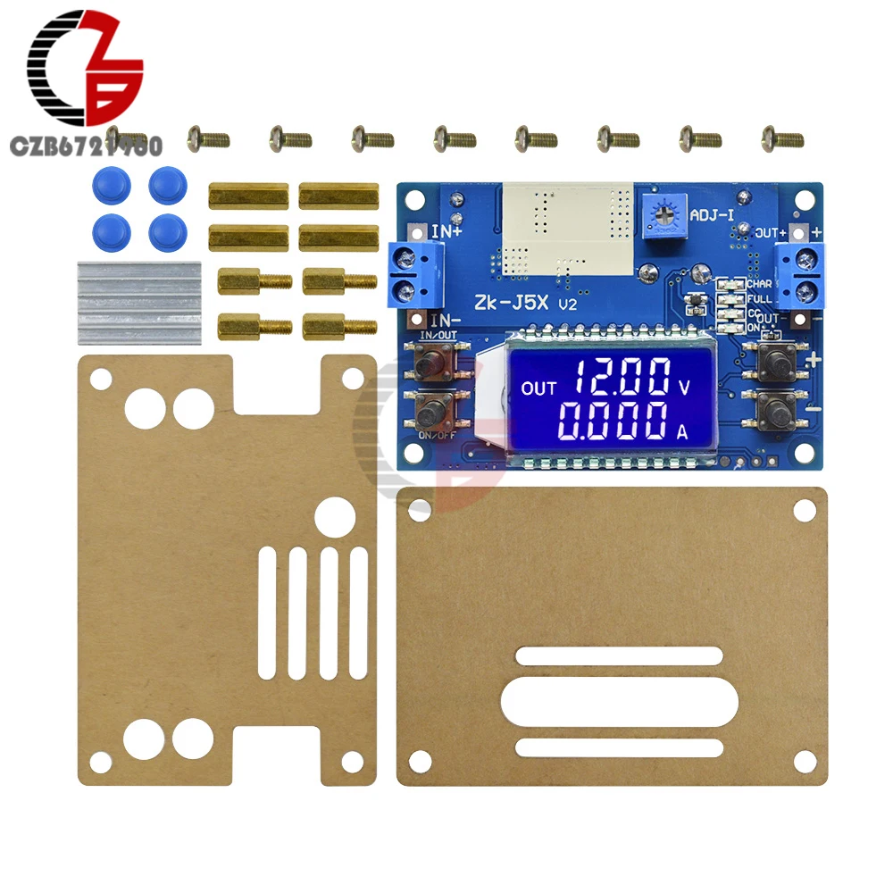 DC-DC Step Down Buck Converter Module 6.5V-36V to 1.2V-32V 5A Constant Voltage Current Power Supply Voltage Regulator Board 12V