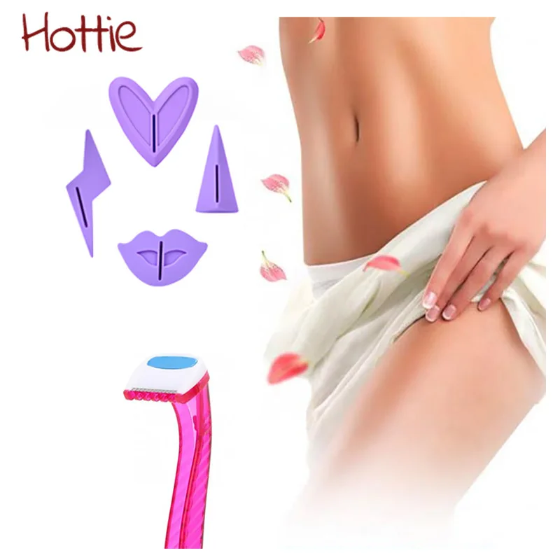 

Hottie Pubic Hair Shaving Template Women Bikini Privates Stencil Set Trimmer Shaver Sex Toys For A Couple Sexy Shaping Tools Kit