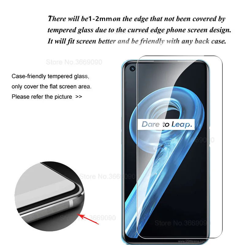 3pcs Protcetive glass for Realme 9i  screen protectors Realm Realmi 9i 9 i i9 6.6inches redme9i safty tempered glass sklo film