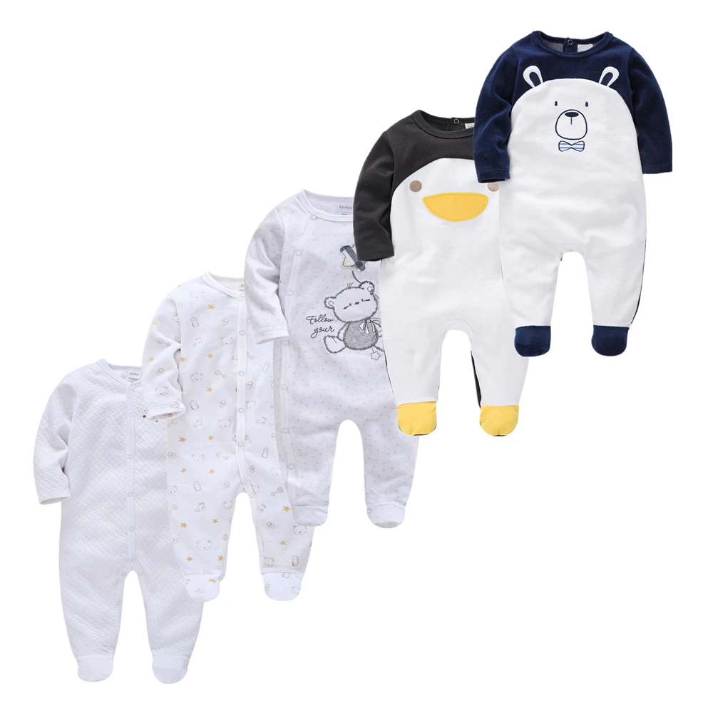 

Newborn Onesies Pyjamas Cartoon Baby Rompers 2020 Infant Baby Clothes Long Sleeve Newborn Jumpsuits Baby Boy Pajamas