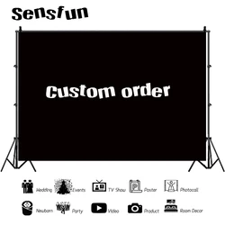 Sensfun Photography Prop Special Link For Custom Background Personalized Backdrop Photophone