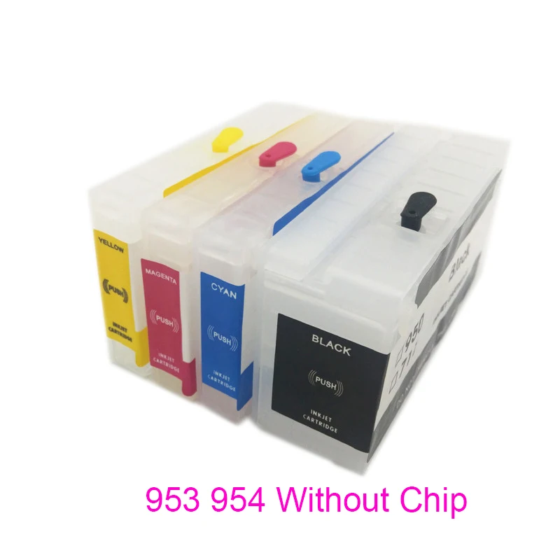 Vilaxh Empty Refillable for HP953 953 XL Cartridge For HP Officejet Pro 7740 8730 8740 8735  8702 8710 8720 8728 8715