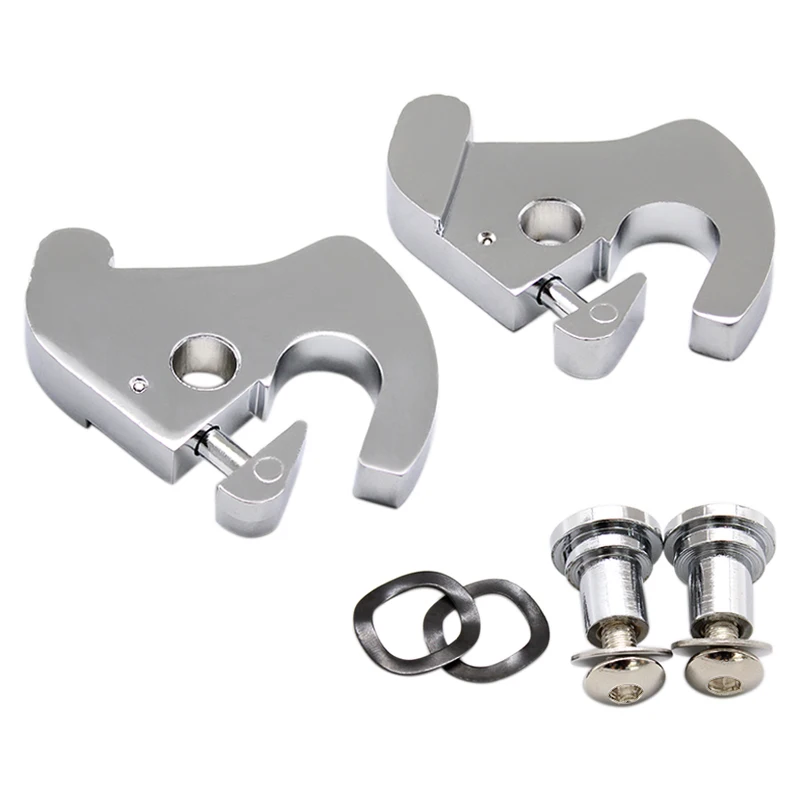 Detachable Rotary Sissy Bar Luggage Rack Docking Latch Clip Kit for Harley Touring 1Set Hottest Motorcycle Covers