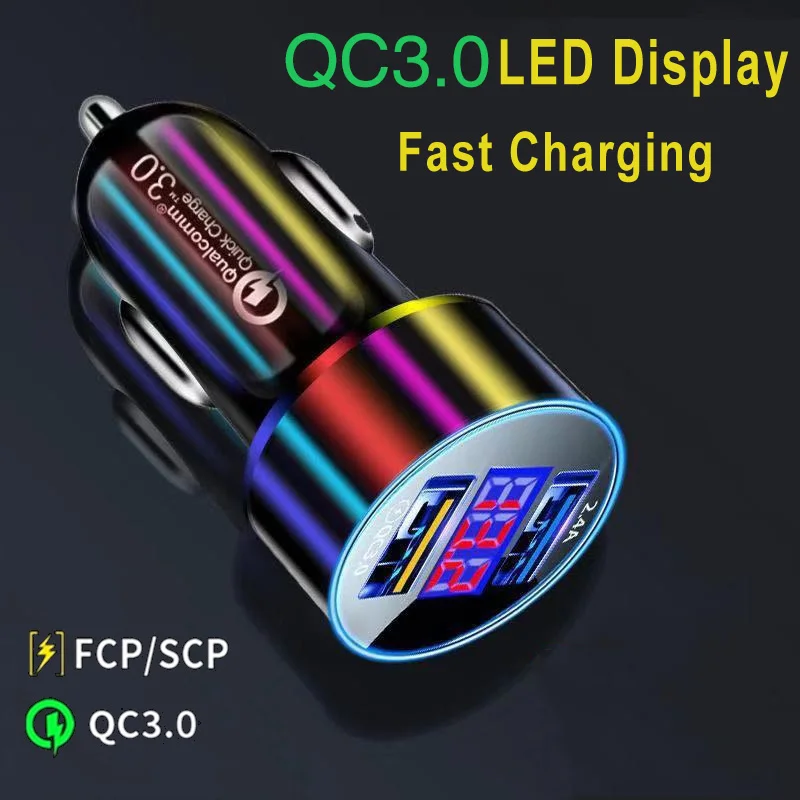 For OPPO A74 A94 5G A93 A73 A53 2020 Fast Car Charger 18W Quick Charge 3.0 Type-C USB Cable For OPPO Reno 6 5 Z 4 3 2 Z F Pro