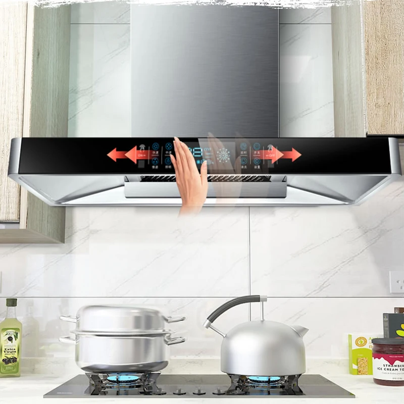 ห้องครัว Hoods ช่วงดูดโฮสต์ Ventilator ในครัวเรือนไอเสีย Hoods สแตนเลส Built-In Hood Cappa Aspirante Cucina