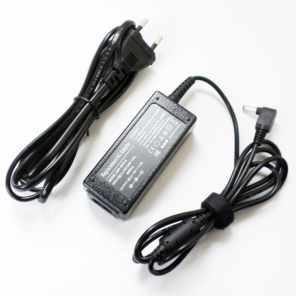 

19V 1.75A 33W Notebook PC AC Adapter Battery Charger Power Supply Cord For Asus N193 V85 R33030 0A001-00340400 0A001-00231400