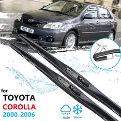 Car Wiper Blade for Toyota Corolla E120 E130 2000~2006 Windscreen Wipers Car Accessories Wagon Hatchback Saloon 2001 2002 2003