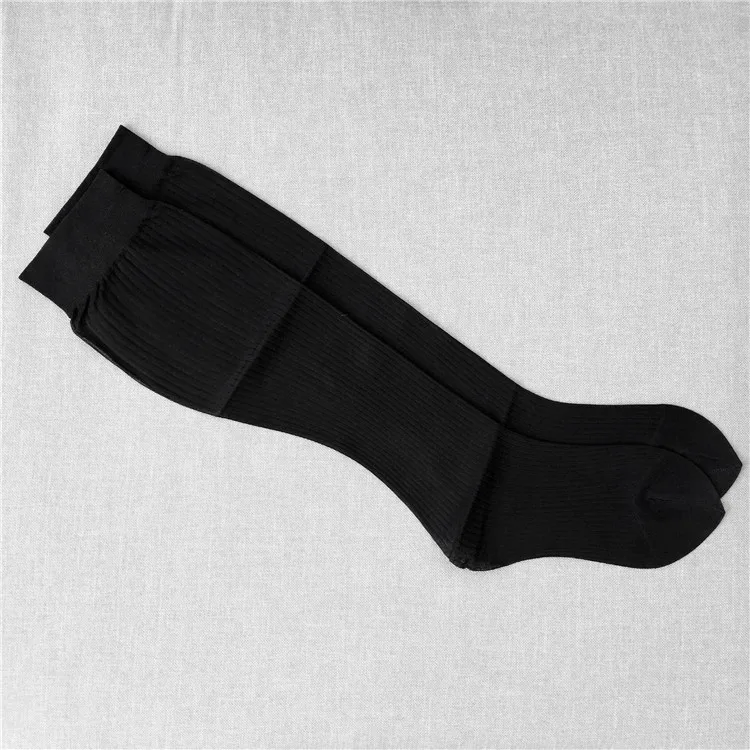 Tube Socks Exotic Formal Wear Sheer Socks Suit Men Sexy Ultra-thin Men's Tube Pinstripe Business Dress Men's Stockings