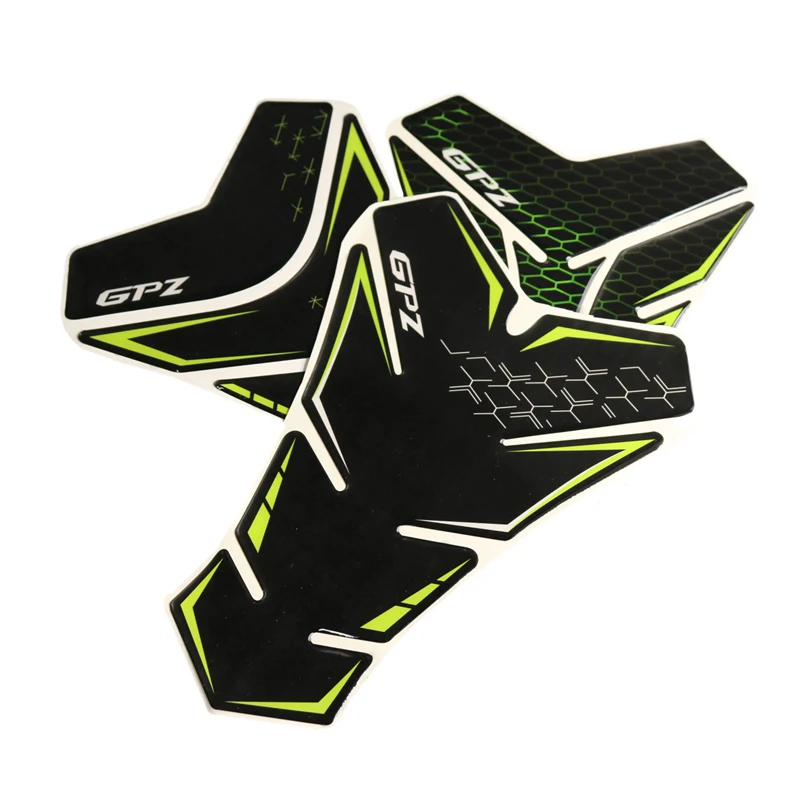 For Kawasaki Ninja 500R EX 500 EX500 GPZ500 sticker Motorcycle fuel tank pad protection sticker decal fairing kit knee fuel logo