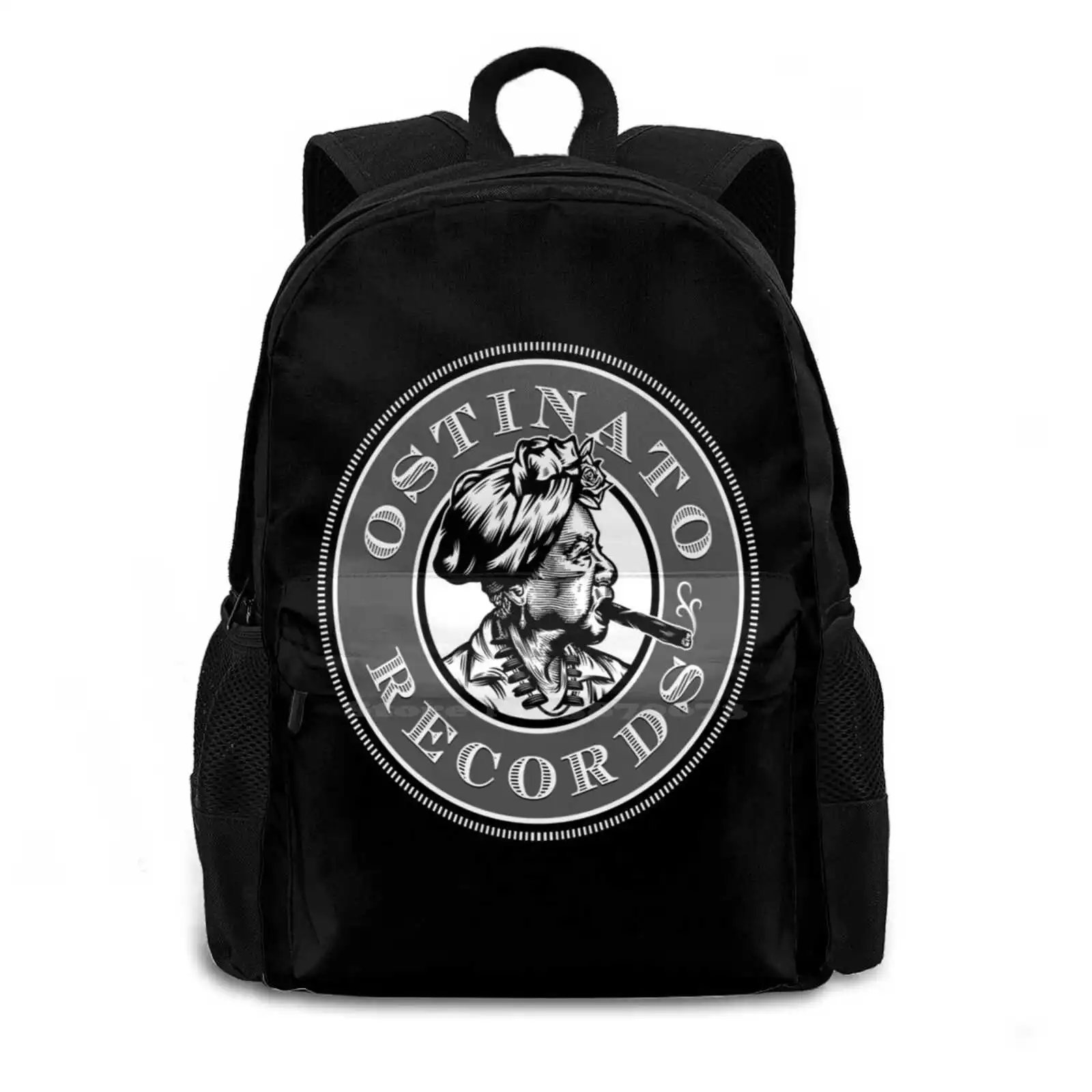 Ostinatosoul Rec School Bag Big Capacity Backpack Laptop 15 Inch Ostinato Soultrain Afro Beat Soul Boy Neo Soul New Orleans