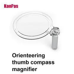 KANPAS orientação bússola lupa para o mapa, frete grátis, L-49 de equipamentos de orientação e orientação produtos fabricante