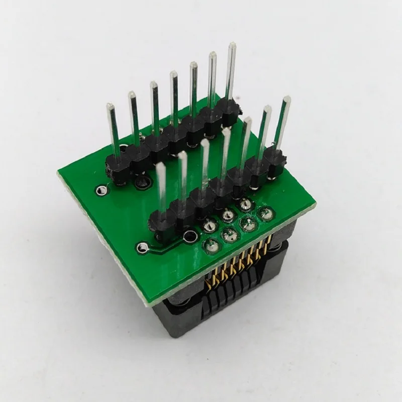 SOP14 SOIC 14 SO14 to DIP14 Programming Socket Pitch 1.27m IC Body Width 3.9mm 150mil Flash Test Socket Adapter