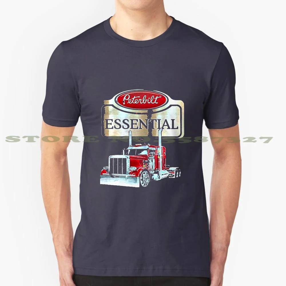 Trucker Peterbilt Essential 100% Cotton T-Shirt Trucker Peterbilt Essential