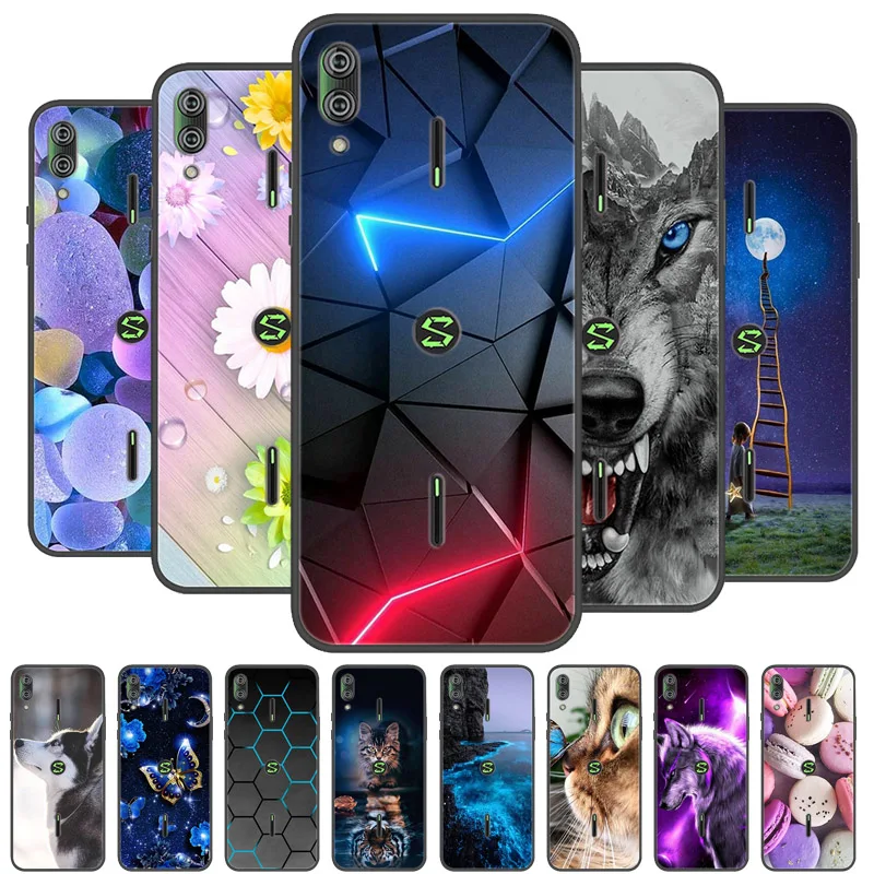 For Xiaomi Black Shark 3 3S Case Silicone Soft TPU Phone Cover for Black Shark 2 Bumper for BlackShark 5 Pro Fundas Shell