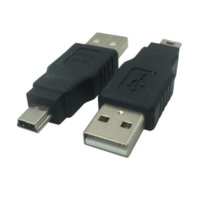 

USB Connector Type A to Mini USB Male to Male Adapter 1pcs