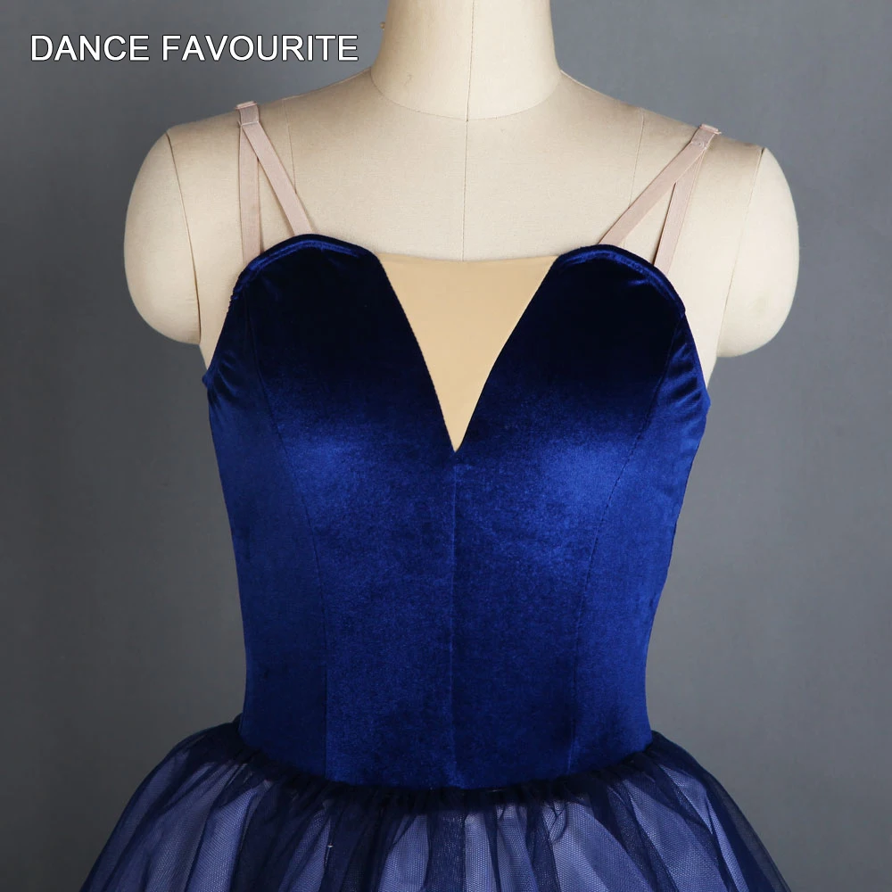 Dance Favourite Ballet Tutus 20137 Navy blue velvet bodice dance ballet tutu Romantic dance costumes