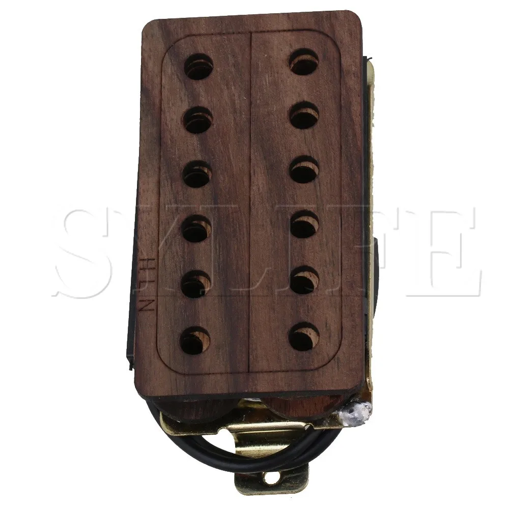 DIY Brown 70x38mm Neck Humbucker for Electric Guitar Replacement 52mm