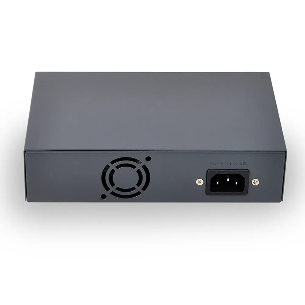 POE switch 48V with  100Mbps 8 Ports IEEE 802.3 af/at ethernet switch Suitable for IP camera/Wireless AP/POE camera