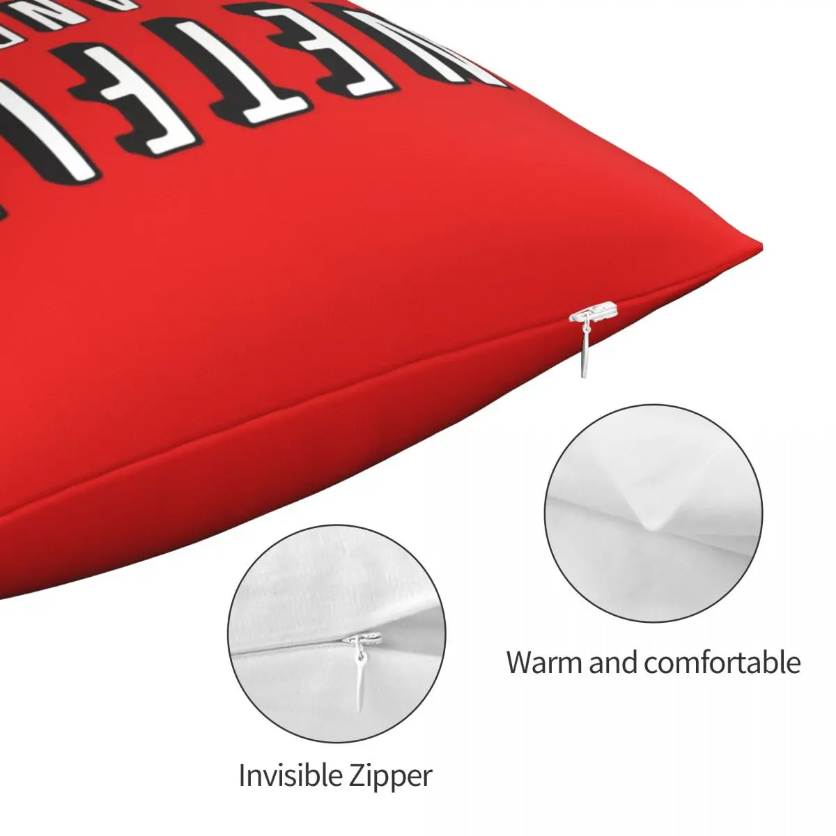 Netflix و البرد ساحة المخدة البوليستر الكتان المخملية الإبداعية البريدي ديكور رمي كيس وسادة أريكة مقاعد كيس وسادة