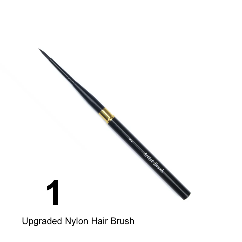 1pc geïmiteerd dier nylon haar kwast hoge kwaliteit kunst schilderborstels artistieke aquarelborstel voor tekenen kunstbenodigdheden