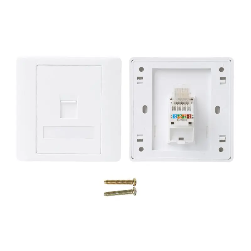 Компьютерная розетка типа 86, сетевой модуль CAT5E, интерфейсная розетка RJ45, настенное электрооборудование, новинка 2020