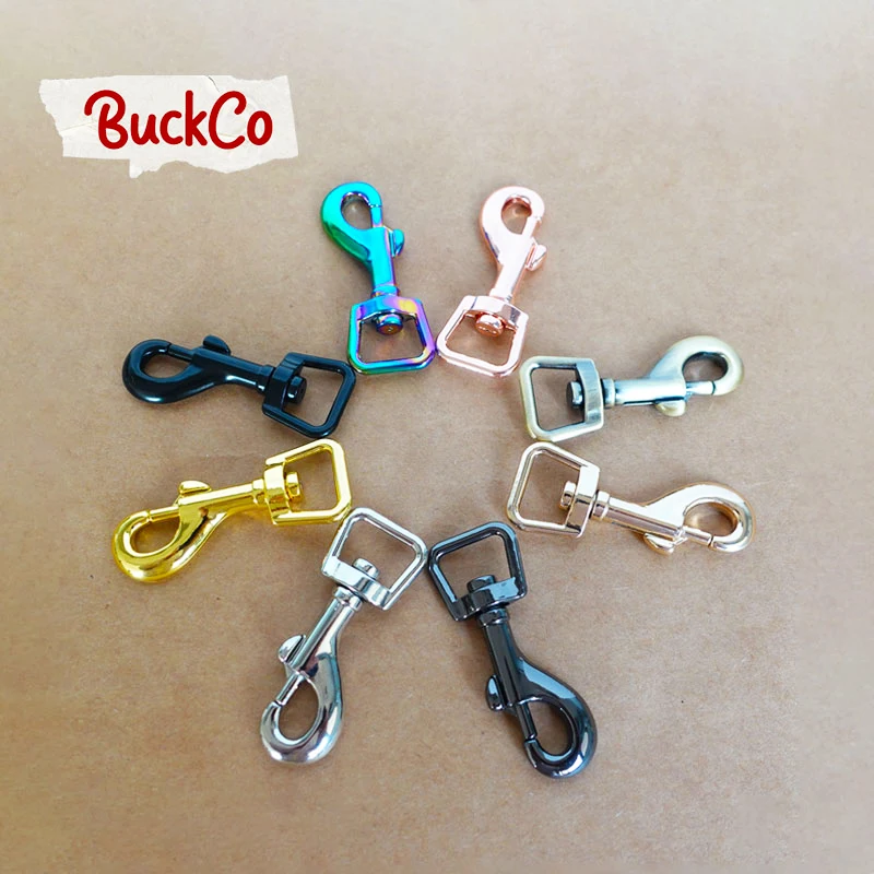 1pc 15mm Metal Nickel Plated Quick Release Buckles For Dog leash Outdoor Backpack WebbingCollar-Strap DIY Accessory 8 colours